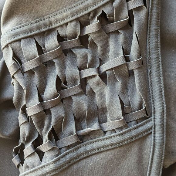 Free People FP Movement Revelation Black Knotted Woven Leggings | Athleisure - Picture 10 of 16